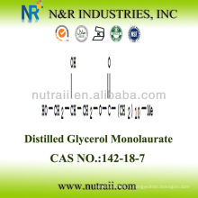 Fournisseur fiable, monolaurate de glycérol distillé GML Powder